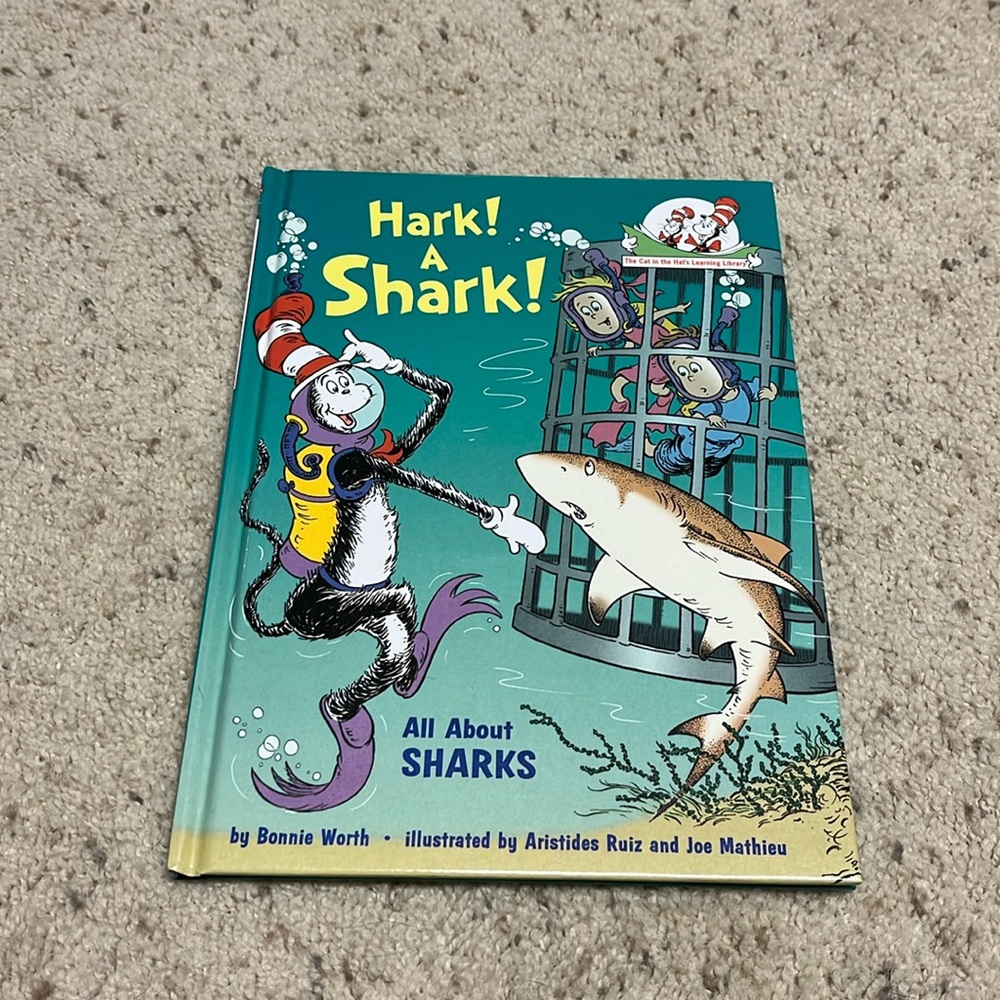 NWT book - Hark A Shark (All About Sharks) by Bonnie Worth